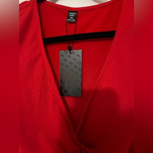 1x free crop top (NWT) ties to your liking , scrunch in front - Picture 2 of 3